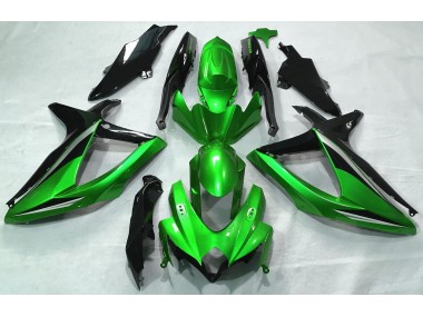 2008-2010 Glänzend Grün Suzuki GSXR 600-750 Motorrad Verkleidung