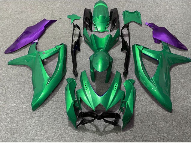 2008-2010 Grün & Lila Suzuki GSXR 600-750 Motorrad Verkleidung 2008-2010 Grün & Lila Suzuki GSXR 600-750 Motorrad Verkleidung