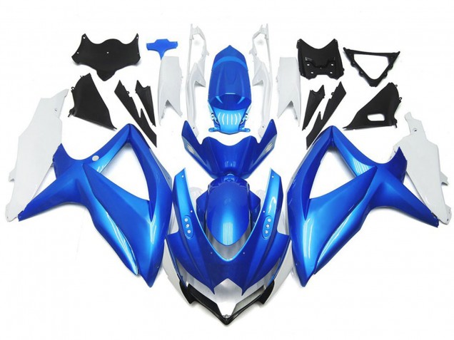 2008-2010 Hellblauer & Weißer Custom-Stil Suzuki GSXR 600-750 Motorrad Verkleidung 2008-2010 Hellblauer & Weißer Custom-Stil Suzuki GSXR 600-750 Motorrad Verkleidung