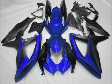 2008-2010 Matt Blau Suzuki GSXR 600-750 Motorrad Verkleidung