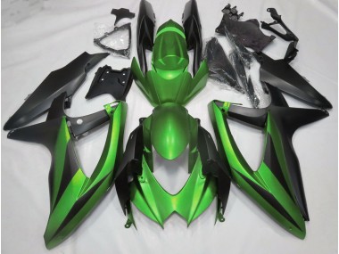 2008-2010 Matt Grün Suzuki GSXR 600-750 Motorrad Verkleidung