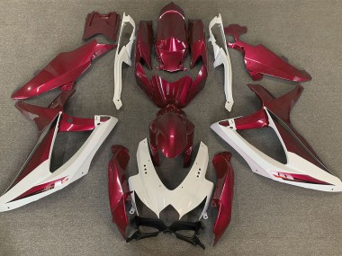 2008-2010 Rot OEM-Stil Suzuki GSXR 600-750 Motorrad Verkleidung