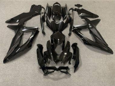2008-2010 Schwarz Glänzend Suzuki GSXR 600-750 Motorrad Verkleidung