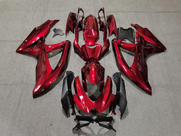2008-2010 Tiefrot Suzuki GSXR 600-750 Motorrad Verkleidung 2008-2010 Tiefrot Suzuki GSXR 600-750 Motorrad Verkleidung