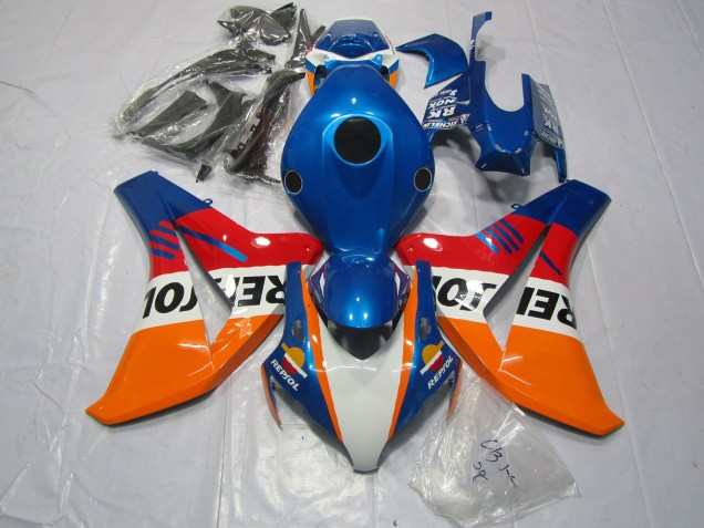 2008-2011 Blau Repsol & Rot Honda CBR1000RR Motorrad Verkleidung 2008-2011 Blau Repsol & Rot Honda CBR1000RR Motorrad Verkleidung