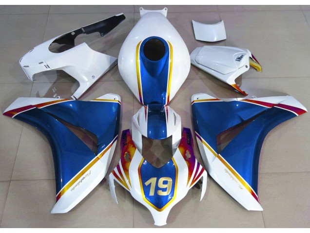 2008-2011 Glänzend Blau & Weiß Honda CBR1000RR Motorrad Verkleidung 2008-2011 Glänzend Blau & Weiß Honda CBR1000RR Motorrad Verkleidung