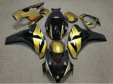 2008-2011 Gold & Schwarz Honda CBR1000RR Motorrad Verkleidung