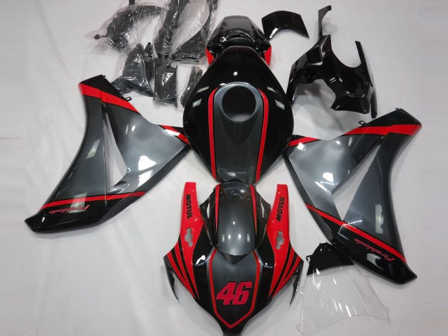 2008-2011 Grau Motul & Rot Honda CBR1000RR Motorrad Verkleidung 2008-2011 Grau Motul & Rot Honda CBR1000RR Motorrad Verkleidung