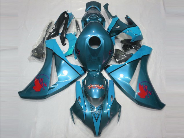 2008-2011 Hellblau Custom Honda CBR1000RR Motorrad Verkleidung