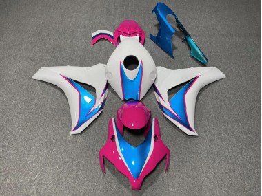 2008-2011 Pink & Blau Glänzend Honda CBR1000RR Motorrad Verkleidung