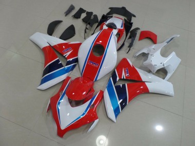 2008-2011 Rot Blau & Weiß Honda CBR1000RR Motorrad Verkleidung
