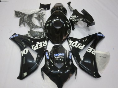2008-2011 Schwarz Repsol Honda CBR1000RR Motorrad Verkleidung