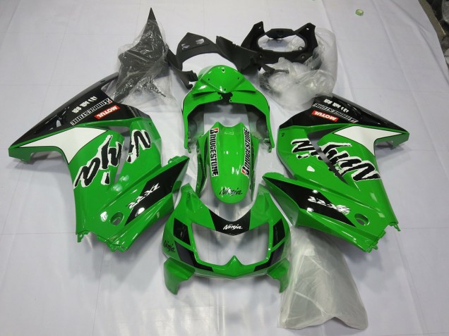 2008-2012 Grüner Ninja Kawasaki Ninja 250 Motorrad Verkleidung 2008-2012 Grüner Ninja Kawasaki Ninja 250 Motorrad Verkleidung