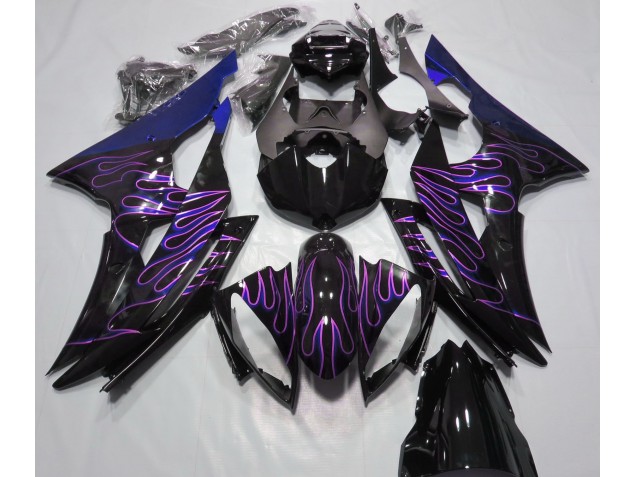 2008-2016 Blaue Flamme Yamaha R6 Motorrad Verkleidung 2008-2016 Blaue Flamme Yamaha R6 Motorrad Verkleidung