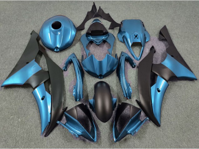 2008-2016 Elektrisches Blau & Matt Schwarz Yamaha R6 Motorrad Verkleidung 2008-2016 Elektrisches Blau & Matt Schwarz Yamaha R6 Motorrad Verkleidung