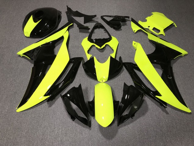 2008-2016 High Viz & Schwarz Custom Yamaha R6 Motorrad Verkleidung 2008-2016 High Viz & Schwarz Custom Yamaha R6 Motorrad Verkleidung