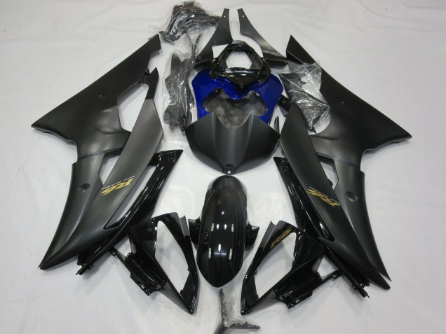 2008-2016 Matt & Blau Yamaha R6 Motorrad Verkleidung 2008-2016 Matt & Blau Yamaha R6 Motorrad Verkleidung
