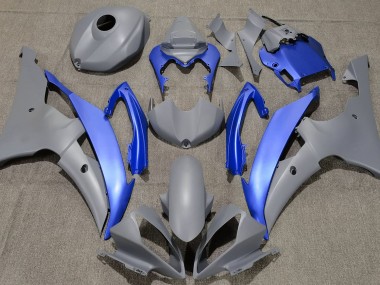 2008-2016 Matt Grau & Blau Yamaha R6 Motorrad Verkleidung