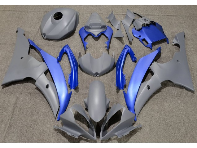 2008-2016 Matt Grau & Blau Yamaha R6 Motorrad Verkleidung 2008-2016 Matt Grau & Blau Yamaha R6 Motorrad Verkleidung