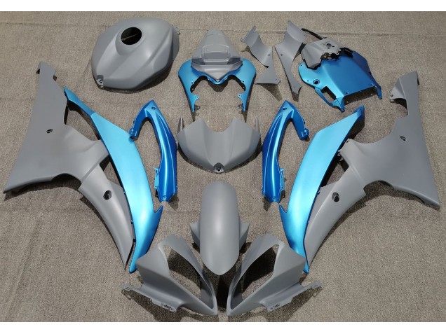 2008-2016 Matt Grau & Himmelblau Yamaha R6 Motorrad Verkleidung 2008-2016 Matt Grau & Himmelblau Yamaha R6 Motorrad Verkleidung