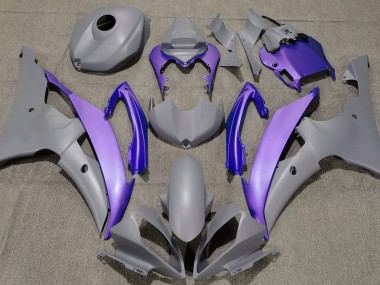 2008-2016 Matt Grau & Lila Yamaha R6 Motorrad Verkleidung