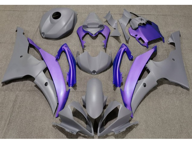 2008-2016 Matt Grau & Lila Yamaha R6 Motorrad Verkleidung 2008-2016 Matt Grau & Lila Yamaha R6 Motorrad Verkleidung