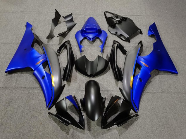 2008-2016 Matt Schwarz & Blau Yamaha R6 Motorrad Verkleidung 2008-2016 Matt Schwarz & Blau Yamaha R6 Motorrad Verkleidung