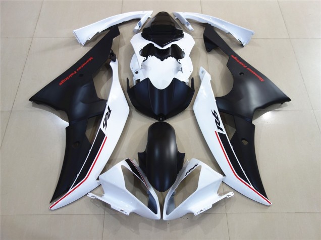 2008-2016 Weiß Mit Schwarz Custom OEM Stil Yamaha R6 Motorrad Verkleidung 2008-2016 Weiß Mit Schwarz Custom OEM Stil Yamaha R6 Motorrad Verkleidung