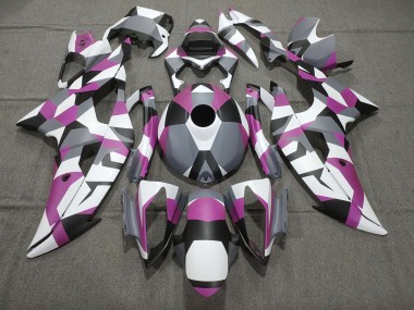2008-2016 Rosa Tarnung Einfarbig Yamaha R6 Motorrad Verkleidung