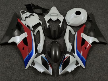 2008-2016 Weiß Rot & Blau Yamaha R6 Motorrad Verkleidung