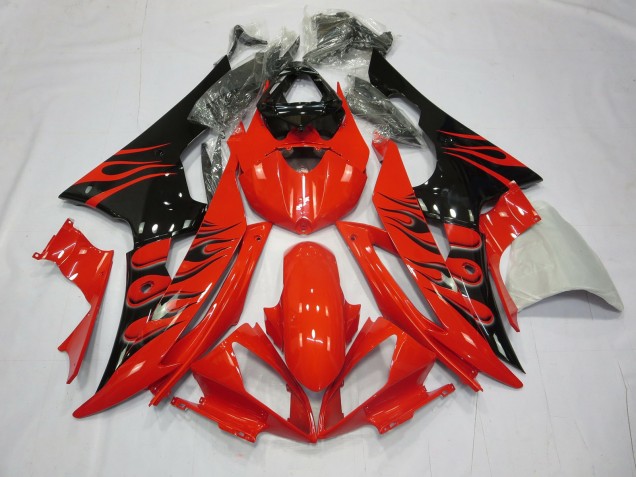 2008-2016 Rot Flamme Yamaha R6 Motorrad Verkleidung 2008-2016 Rot Flamme Yamaha R6 Motorrad Verkleidung