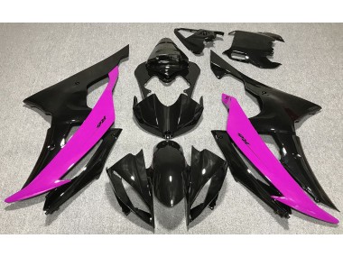 2008-2016 Schwarz Glänzend & Pink Yamaha R6 Motorrad Verkleidung