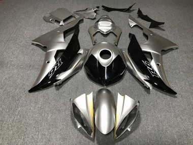 2008-2016 Silber & Schwarz Custom Yamaha R6 Motorrad Verkleidung