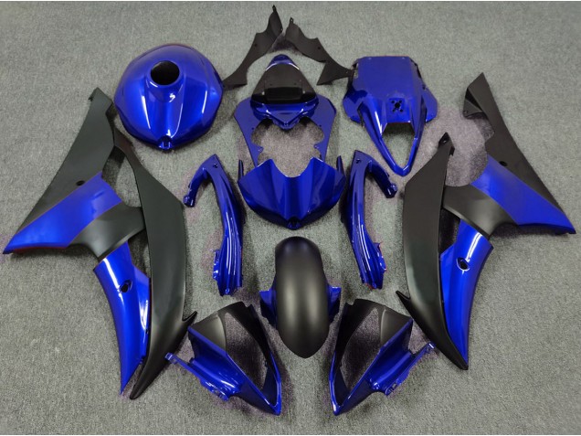 2008-2016 Tiefes Blau & Matt Schwarz Yamaha R6 Motorrad Verkleidung 2008-2016 Tiefes Blau & Matt Schwarz Yamaha R6 Motorrad Verkleidung