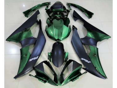 2008-2016 Waldgrün & Matt Schwarz Yamaha R6 Motorrad Verkleidung