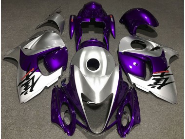 2008-2020 Glanz Lila & Silber Suzuki GSXR 1300 Motorrad Verkleidung