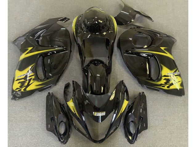 2008-2020 Glänzendes Schwarz & Gelb Suzuki GSXR 1300 Motorrad Verkleidung 2008-2020 Glänzendes Schwarz & Gelb Suzuki GSXR 1300 Motorrad Verkleidung