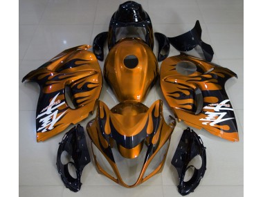 2008-2020 Orange Glänzend & Schwarz Suzuki GSXR 1300 Motorrad Verkleidung