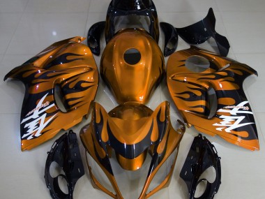 2008-2020 Orange Glänzend & Schwarz Suzuki GSXR 1300 Motorrad Verkleidung