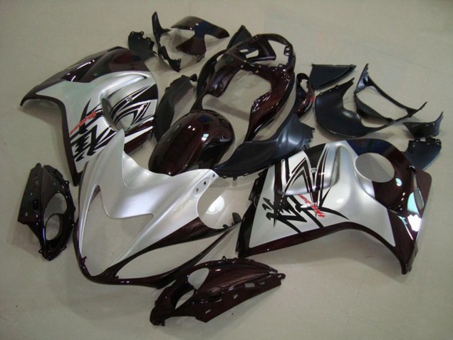 2008-2020 Silber Schwarz Suzuki GSXR 1300 Motorrad Verkleidung 2008-2020 Silber Schwarz Suzuki GSXR 1300 Motorrad Verkleidung