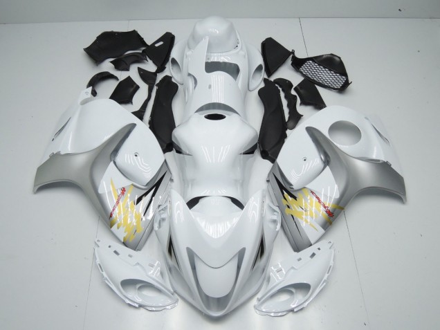 2008-2020 Weiß & Silber Suzuki GSXR 1300 Motorrad Verkleidung 2008-2020 Weiß & Silber Suzuki GSXR 1300 Motorrad Verkleidung