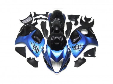2008-2020 Tiefes Blau Mit Schwarz Benutzerdefiniert Suzuki GSXR 1300 Motorrad Verkleidung