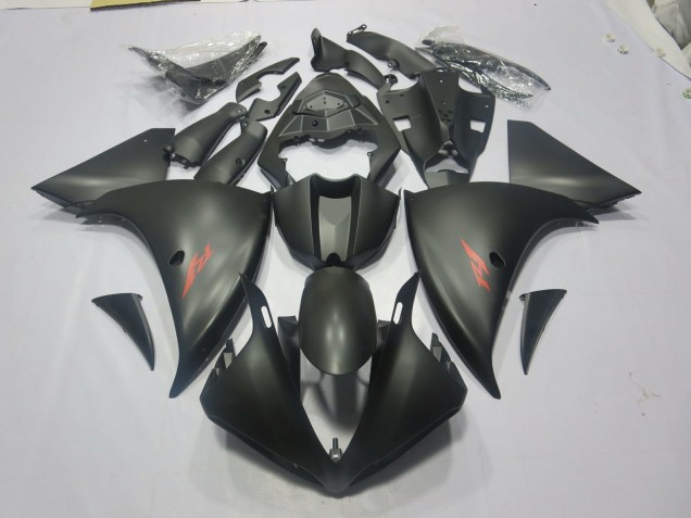 2009-2011 Matt Schwarz Rot Yamaha R1 Motorrad Verkleidung
