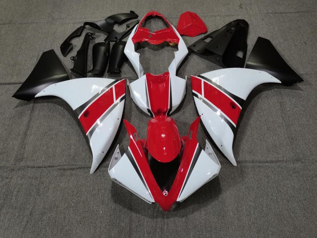 2009-2011 Rot Weiß Yamaha R1 Motorrad Verkleidung 2009-2011 Rot Weiß Yamaha R1 Motorrad Verkleidung