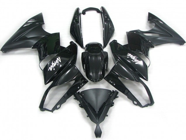 2009-2011 Schwarz Matt Glanz Kawasaki Ninja 650R Motorrad Verkleidung 2009-2011 Schwarz Matt Glanz Kawasaki Ninja 650R Motorrad Verkleidung