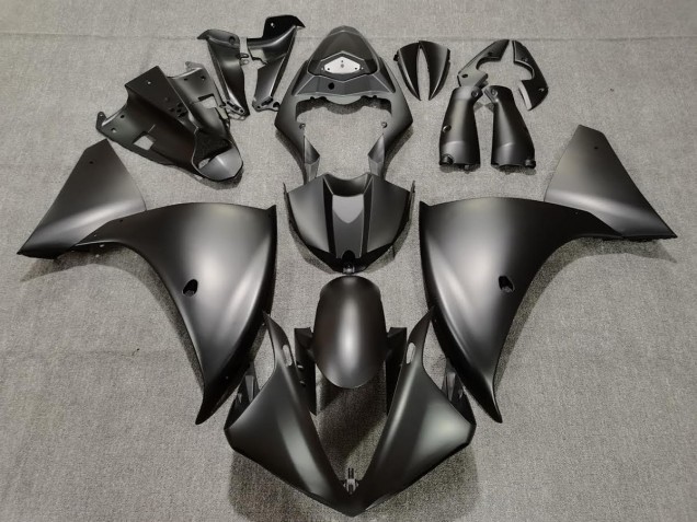 2009-2011 Vollmatt Schwarz Yamaha R1 Motorrad Verkleidung 2009-2011 Vollmatt Schwarz Yamaha R1 Motorrad Verkleidung