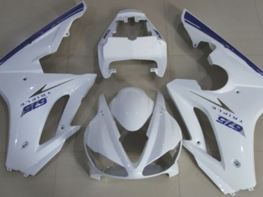 2009-2012 Blau Weiß OEM Stil Triumph Daytona 675 Motorrad Verkleidung