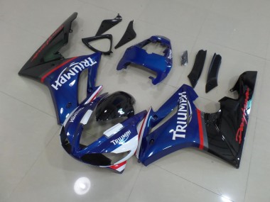 2009-2012 Blau & Weiß Triumph Daytona 675 Motorrad Verkleidung