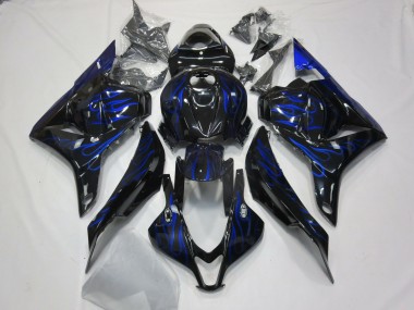 2009-2012 Blaue Flamme Honda CBR600RR Motorrad Verkleidung