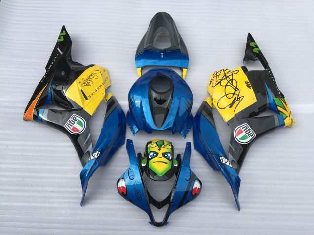 2009-2012 Blauer Hai Honda CBR600RR Motorrad Verkleidung